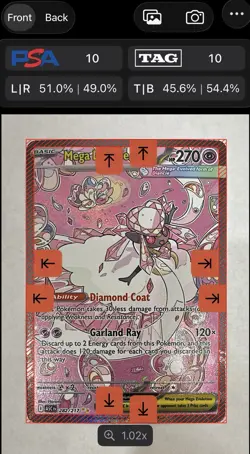 Pokemon Mega Diancie Ex SIR Ascended Heroes 282/217 NM PSA 10 POTENTIAL - Image 3