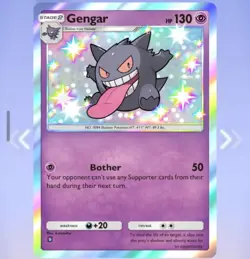 [FAST] Pokemon TCG POCKET - Gengar Shiny 1⭐, Celestial Guardians, English - Image 1