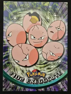 Exeggcute #102 Topps Blue Label TV Animation Edition Non Holo Pokemon 1999 NM - Image 1