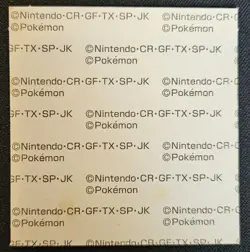 Japanese Golett Daiichi Pan Stickers Part 2 Pound Cake Pokemon Trading CG NM - Image 2