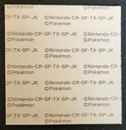 Japanese Samurott Daiichi Pan Stickers Part 2 Pound Cake Pokemon Trading CG NM - Image 2