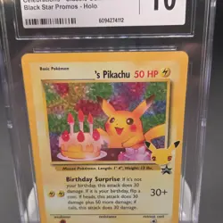 Pokemon TCG ______'s Pikachu 24/53 Celebrations Classic Collection Holo PSA 10 - Image 1