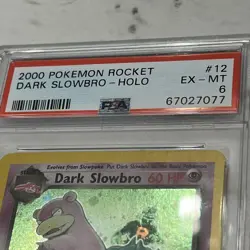 | Dark Slowbro 12/82 Team Rocket HOLO✨ Rare⭐ | PSA 6 EX-MT | Unlimited | - Image 5