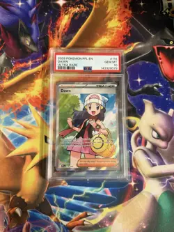 2025 pokemon TCG Phantasmal Flames Dawn Ultra Rare 118/094 PSA 10 - Image 1