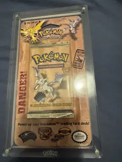 1999 Pokemon Fossil Unlimited Sealed Blister Booster Pack WOTC Vintage TCG - Image 1