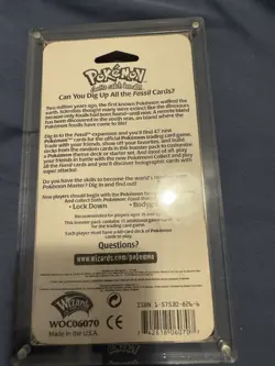 1999 Pokemon Fossil Unlimited Sealed Blister Booster Pack WOTC Vintage TCG - Image 2