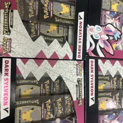 Pokemon TCG: Celebrations Collection Box [Dark Sylveon V ) 4X Boxes. 820650809392 - Image 1