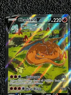 Pokemon Sword and Shield: Charizard V SWSH260 Black Star Promo Raw - Image 2