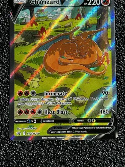 Pokemon Sword and Shield: Charizard V SWSH260 Black Star Promo Raw - Image 3