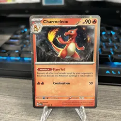 Pokemon Charmeleon Cosmos Holo 008/091 Paldean Fates Promo - Image 1