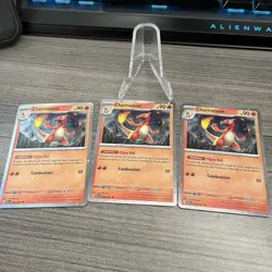 Pokemon Charmeleon Cosmos Holo 008/091 Paldean Fates Promo - Image 3