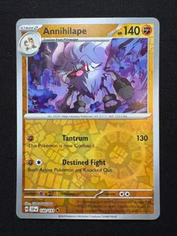 Annihilape 100/191 Reverse Holo Uncommon LP - Pokemon S&V Surging Sparks SSP - Image 1