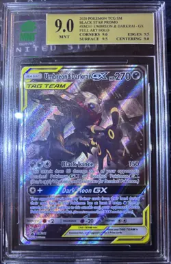 POKEMON 2020 UMBREON & DARKRAI GX SM BLACK STAR PROMO #SM241 MNT9 - Image 1