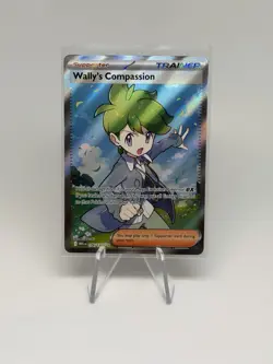 Wally's Compassion 176/132 Me01: Mega Evolution Full Art Ultra Rare Pokemon NM - Image 1