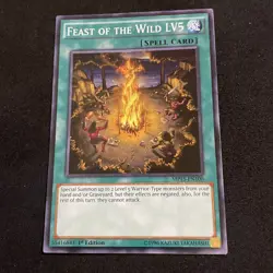 Feast Of The Wild LV5 MP15-EN100 Yu-Gi-Oh! Light Play 1st Edition - Image 1