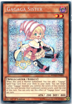 Gagaga Sister - WSUP-EN006 - Prismatic Secret Rare - 1st Edition - Yugioh - Image 1