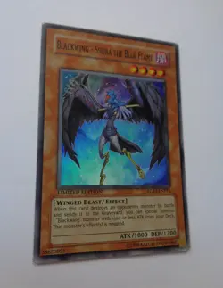 Blackwing - Shura the Blue Flame RGBT-ENPP2 (Super Rare, Limited, MP) Yugioh - Image 1