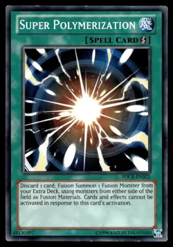 SUPER POLYMERIZATION SDCR-EN021 CYBER DRAGON REVOLUTION STRUCTURE DECK YU-GI-OH - Image 1