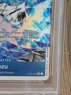2025 ONE PIECE STARTER DECK ST22-ACE & NEWGATE B&W ALTERNATE ART JOZU PSA 10 - Image 3