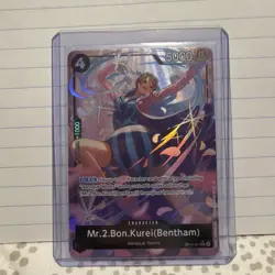 One Piece TCG Mr.2.Bon.Kurei (Bentham) Alternate Art OP14-091 English - Image 1