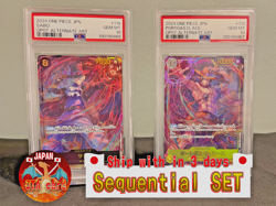 ONE PIECE Portgas D Ace Sabo OP07-119 SEC Alt Art 500 Years in the Future PSA 10 - Image 1