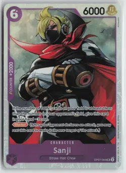 One Piece TCG Sanji SR OP07-064 500 Years in the Future English - Image 1