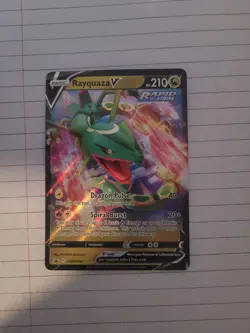 Pokemon Rayquaza V Sword & Shield Promo Holo Card SWSH147 - Image 1