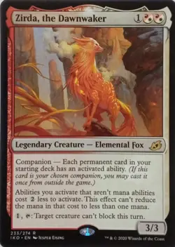 233/274 ZIRDA, THE DAWNWAKER RARE IKORIA: LAIR OF BEHEMOTHS MTG CARD - Image 1