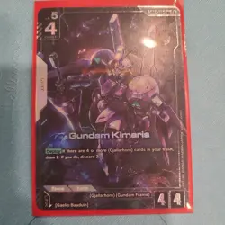 Gundam Card Game TCG GD02-070 Dual Impact Gundam Kimaris LR+ Alt Art - Image 1
