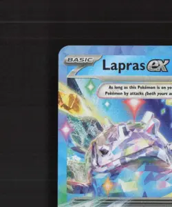 Lapras ex 032/142 Stellar Crown Ultra Rare Holo Pokemon Card NM - Image 3