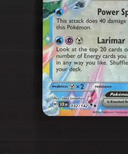 Lapras ex 032/142 Stellar Crown Ultra Rare Holo Pokemon Card NM - Image 5