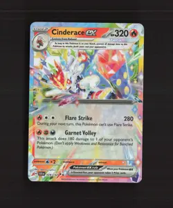 Cinderace ex 028/142 Stellar Crown Ultra Rare Holo Pokemon Card NM - Image 1