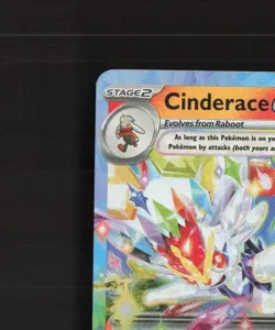 Cinderace ex 028/142 Stellar Crown Ultra Rare Holo Pokemon Card NM - Image 3