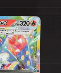 Cinderace ex 028/142 Stellar Crown Ultra Rare Holo Pokemon Card NM - Image 4