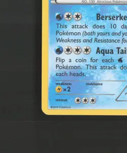 Gyarados 20/98 Ancient Origins Cosmos Holo Rare Exclusive Pokemon Card LP - Image 5