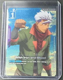 Bandai Gundam War TCG With Iron and Blood Action Card Commando English Standard - Image 1