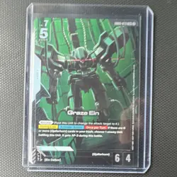 Bandai Gundam War TCG Graze Ein Unit Card SHG-173 RZ4 Blocker English - Image 1