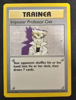 IMPOSTER PROFESSOR OAK - 73/102 - Base Set - Pokemon Card - PL - Image 1