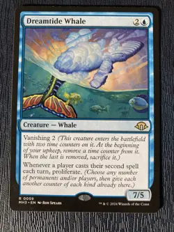MtG Magic the Gathering - Modern Horizons 3 - Dreamtide Whale - English (EX) - Image 1