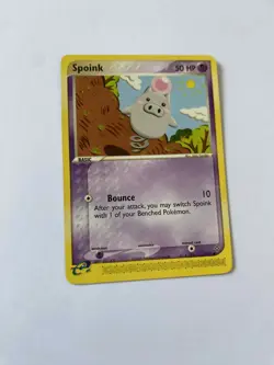 Spoink 73/97 Pokemon Card Genuine EX Dragon E-Reader Non Holo - Image 1