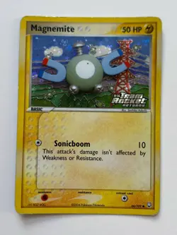 Magnemite 66/109 EX Team Rocket Returns Holo Pokemon Card TCG Stamped 2004 - Image 1