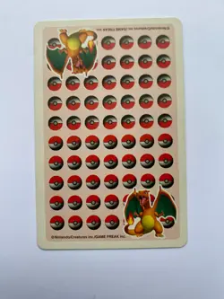 Charmander Jack Of Spades 1998 Pokemon Stadium N64 3D Poker Playing Cards Red - Image 2