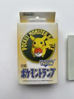 Rare 1998 Japanese Pokemon Poker Pikachu Stadium 3D Deck Playing Cards Empty Box - Image 1