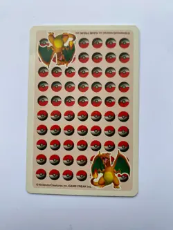 Charizard King Of Spades 1998 Pokemon Stadium N64 3D Poker Playing Cards Red - Image 2