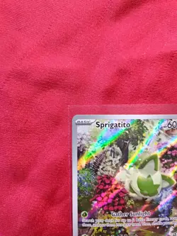Sprigatito Illustration Rare 196/193 - Paldea Evolved | Pokemon Full Art - Image 3