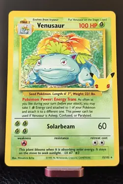 2021 Pokemon Celebrations Venusaur 15/102 Classic Collection Holo - Image 1