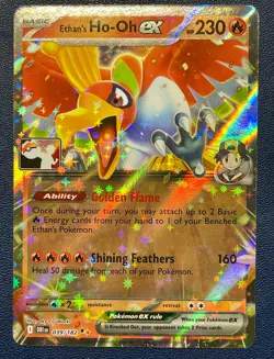 Ethan's Ho-oh ex DRI 39/182 Play! Pokemon TCG Prize Pack Series 8 - Image 1