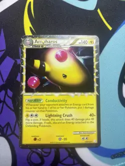 Pokemon Ampharos (Prime) - 105/123 - Pokemon Heart Gold Soul Silver Holo Rare NM - Image 1