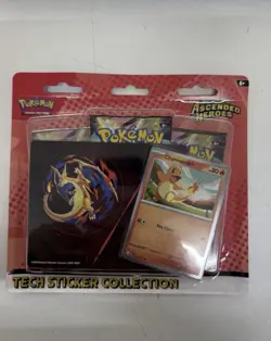 Pokemon Ascended Heroes Tech Sticker Pack Charmander INHAND ✅ - Image 1