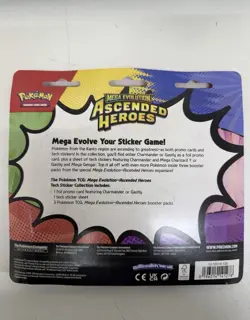 Pokemon Ascended Heroes Tech Sticker Pack Charmander INHAND ✅ - Image 2